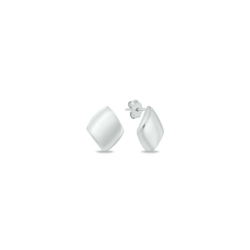 Brilio Silver Elegant minimalist silver earrings EA1218W