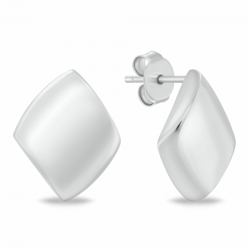 Brilio Silver Elegants minimālistisks sudraba auskari EA1218W – 2