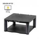 Fellowes 9169401 monitorin kiinnike ja jalusta 53,3 cm (21") Vastaanotto Grafiitti Fellowes 9169401 monitorin kiinnike ja jalusta 53,3 cm (21") Vastaanotto Grafiitti