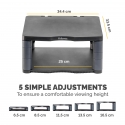 Fellowes 9169401 monitorin kiinnike ja jalusta 53,3 cm (21") Vastaanotto Grafiitti Fellowes 9169401 monitorin kiinnike ja jalusta 53,3 cm (21") Vastaanotto Grafiitti