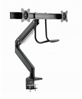 Gembird MA-DA2-04 monitorin kiinnike ja jalusta 81,3 cm (32") Vastaanotto musta