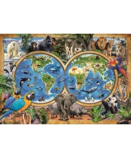 Clementoni Supercolor 21723 pusle 300 tk Animals