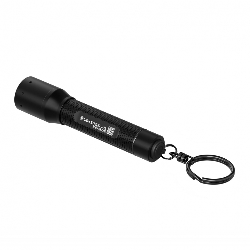 Ledlenser P3R Melna Atslēgu piekariņu lukturītis LED