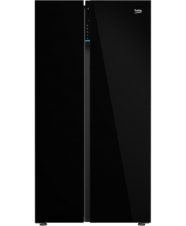 Beko GN163140ZGBN side-by-side refrigerator Freestanding 558 L E Black