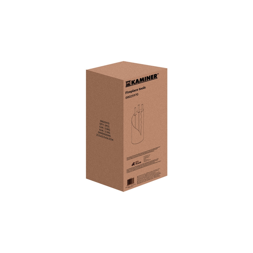 Kaminer 25970 Fireplace Tool Set, 4 Pieces