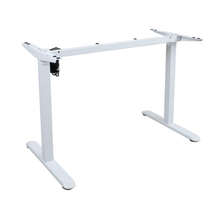 Home4You Стол-кожа ERGO LIGHT с 1 мотором, белый