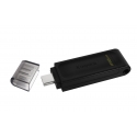 Kingston Technology DataTraveler 70 USB флеш накопитель 256 GB USB Type-C 3.2 Gen 1 (3.1 Gen 1) Черн Kingston Technology DataTraveler 70 USB флеш накопитель 256 GB USB Type-C 3.2 Gen 1 (3.1 Gen 1) Черн