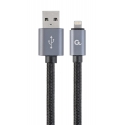 Gembird CCB-MUSB2B-AMLM-6 mobilo telefonu kabelis Melns 1,8 m USB A Lightning Gembird CCB-MUSB2B-AMLM-6 mobilo telefonu kabelis Melns 1,8 m USB A Lightning