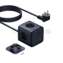Удлинитель 3AC розетки 1.5м с USB зарядным устройством (67W USB-A, USB-C) EnerFill BASEUS Удлинитель 3AC розетки 1.5м с USB зарядным устройством (67W USB-A, USB-C) EnerFill BASEUS