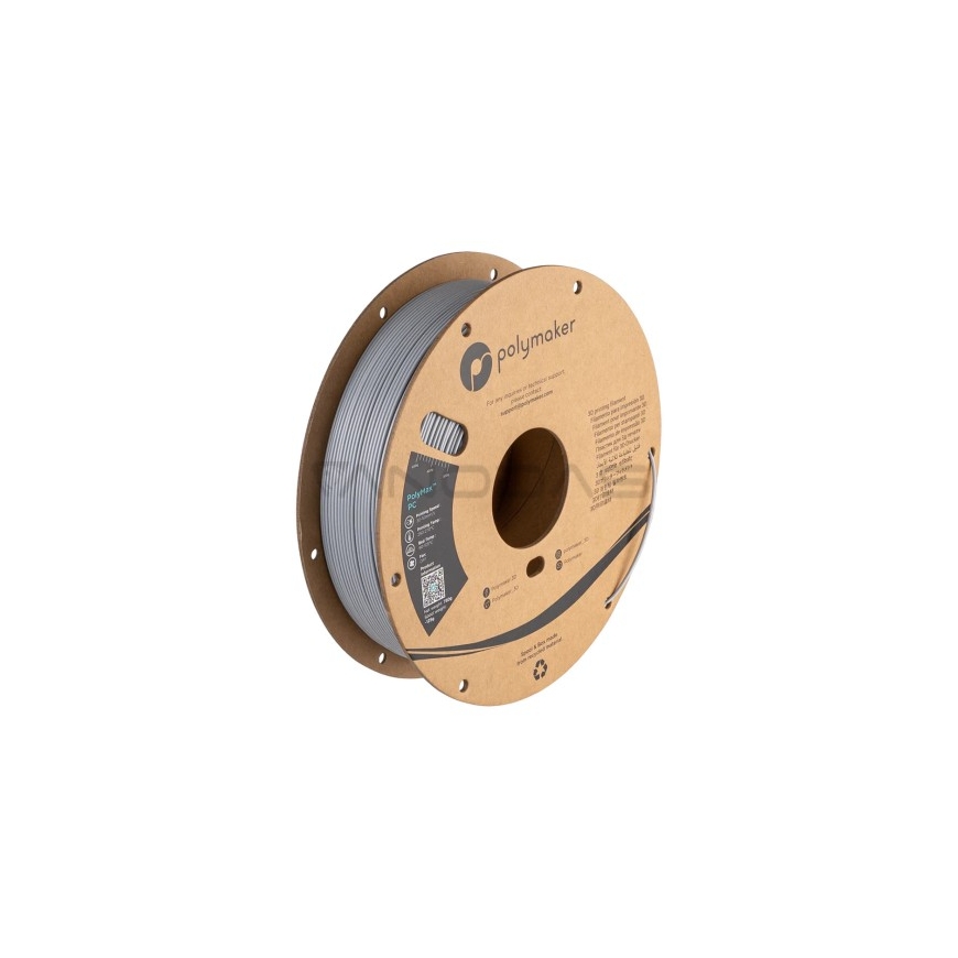 Polymaker Filament Polimaker PolyMax PC 1.75 mm 0.75 kg - pilka