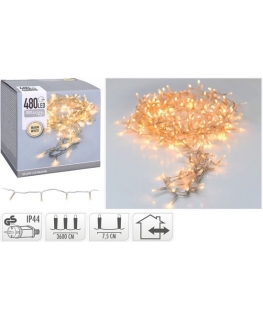 Detail LAMPKI CHOINKOWE 480 LED SOEDE Baltas KLAAR JUHE