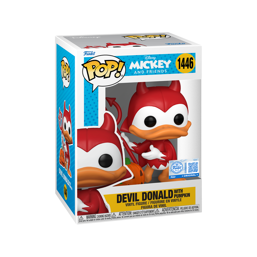 Funko POP figure Disney Mickey and Friends Devil Donald with Pumpkin Exclusive – 2