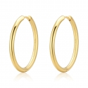 I love Stilingi gold-plated earrings with a chunky hoop SHK76 I love Stilingi gold-plated earrings with a chunky hoop SHK76