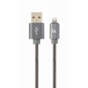 Cablexpert CC-USB2S-AMLM-1M-BG lightning cable 8 m Grey Cablexpert CC-USB2S-AMLM-1M-BG lightning cable 8 m Grey