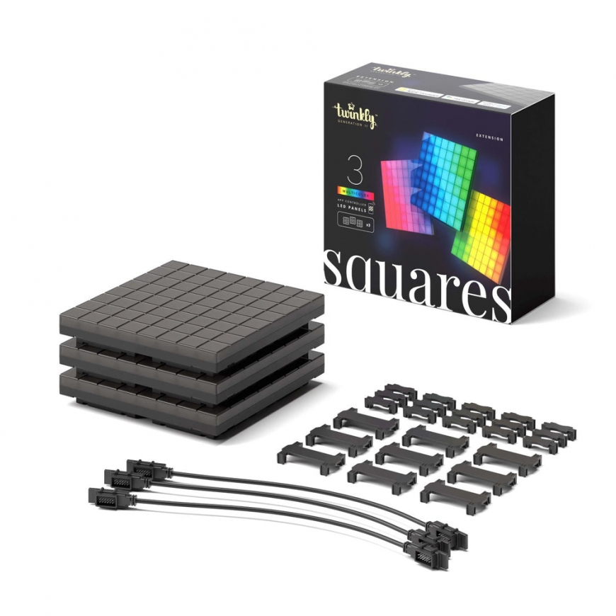 Twinkly Squares Extension Kit Nutika valgustuse komplekt Wi-Fi/Bluetooth