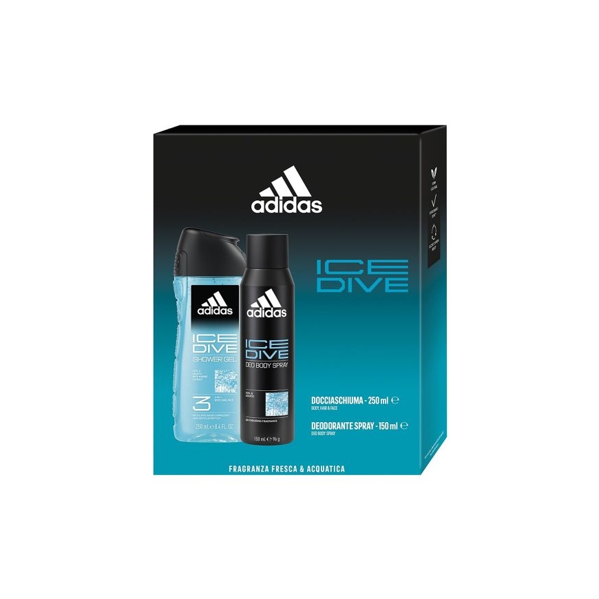 Adidas Ice Dive - purškiatav deodorant 150 ml + dušigeel 250 ml – 2