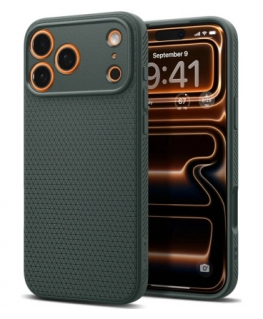 Spigen Liquid Air -kuori iPhone 17 Pro Maxille Vihreä