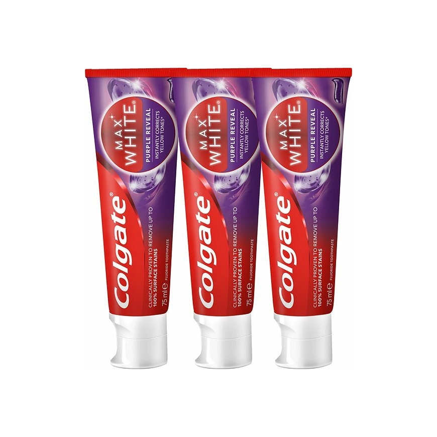 Colgate Advanced Baltas Violetinė Trio Toothpaste 3 x 75 ml – 2