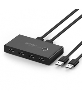 Ugreen 30767 keskitin USB 2.0 musta