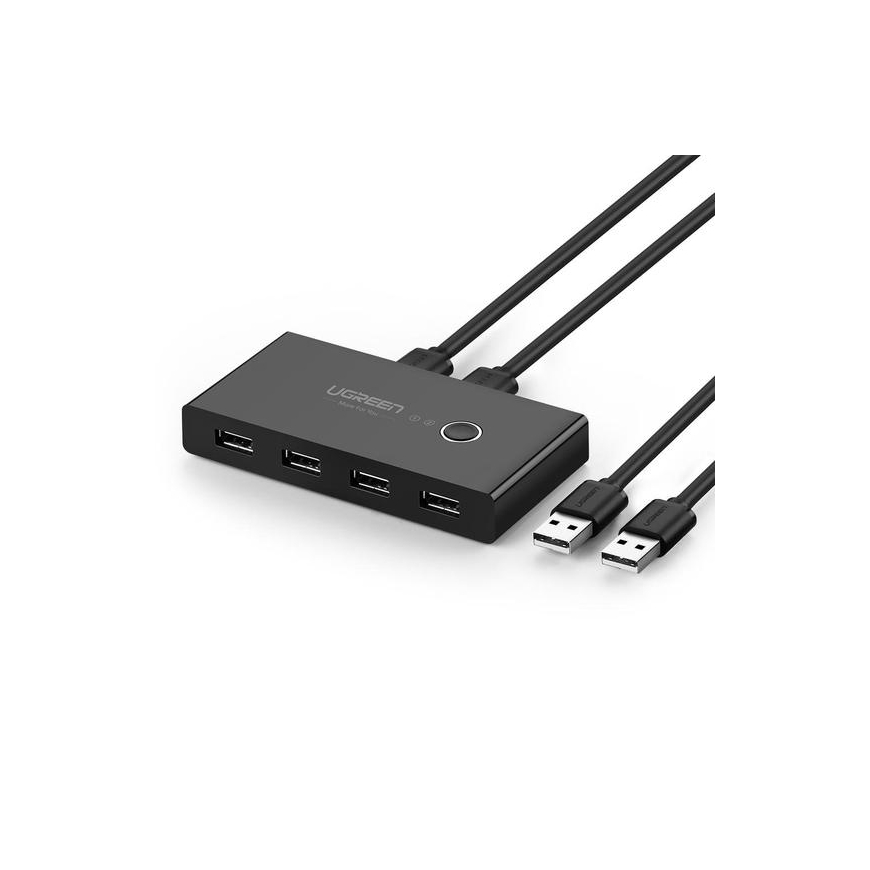 Ugreen 30767 interfeisa centrmezgls USB 2.0 Melns