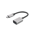 HYPER HD425D-GL USB кабель USB 3.2 Gen 2 (3.1 Gen 2) 0,0176 m USB C USB A Черный, Серебристый HYPER HD425D-GL USB кабель USB 3.2 Gen 2 (3.1 Gen 2) 0,0176 m USB C USB A Черный, Серебристый