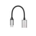 HYPER HD425D-GL USB kabelis USB 3.2 Gen 2 (3.1 Gen 2) 0,0176 m USB C USB A Juoda, Sidabras HYPER HD425D-GL USB kabelis USB 3.2 Gen 2 (3.1 Gen 2) 0,0176 m USB C USB A Juoda, Sidabras