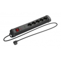 Lanberg SP1-05F-0300-BK удлинитель 3 m 5 розетка(и) Для помещений Черный Lanberg SP1-05F-0300-BK удлинитель 3 m 5 розетка(и) Для помещений Черный