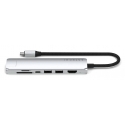 Satechi ST-P7SS keskitin USB Type-C 10000 Mbit/s Hopea Satechi ST-P7SS keskitin USB Type-C 10000 Mbit/s Hopea