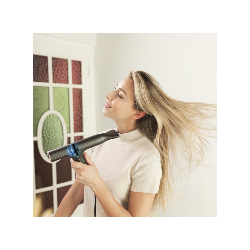 Cecotec IoniCare 6000 Rockstar Soft matu žāvētājs 1200 W Melns – 3