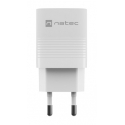 NATEC NUC-2140 mobiililaitteen laturi Universaali Valkoinen AC Pikalataus Sisätila NATEC NUC-2140 mobiililaitteen laturi Universaali Valkoinen AC Pikalataus Sisätila