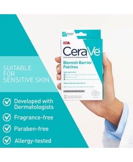 Cerave ANTI-PIMP PLAASTRID, mis sisaldavad 3 olulist ceramiidi ja niatsiinamiidi, tulemused 3 tunni pärast 22 u