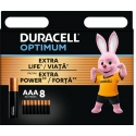 Baterijas DURACELL Optimum, AAA, 8 gab. Baterijas DURACELL Optimum, AAA, 8 gab.