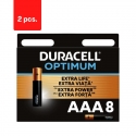 Baterijas DURACELL Optimum, AAA, 8 gab. Baterijas DURACELL Optimum, AAA, 8 gab.