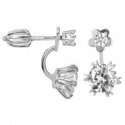 Brilio Silver Sidabrinis korvakorut Bows EA1206W Brilio Silver Sidabrinis korvakorut Bows EA1206W