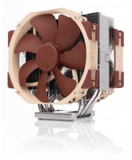 Noctua NH-U14S TR5-SP6 Datora dzesēšanas sistēma Procesors Gaisa dzesētājs 14 cm Gaiši brūns 1 pcs
