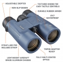 Bushnell 158042R binoklis BAK-4 Roof Melns, Zils Bushnell 158042R binoklis BAK-4 Roof Melns, Zils