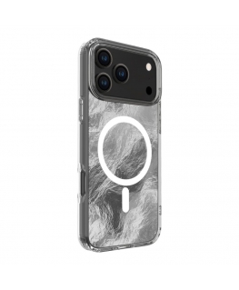Apple iPhone 17 Pro Max IMD Glacier dėklas su Magsafe pilkas