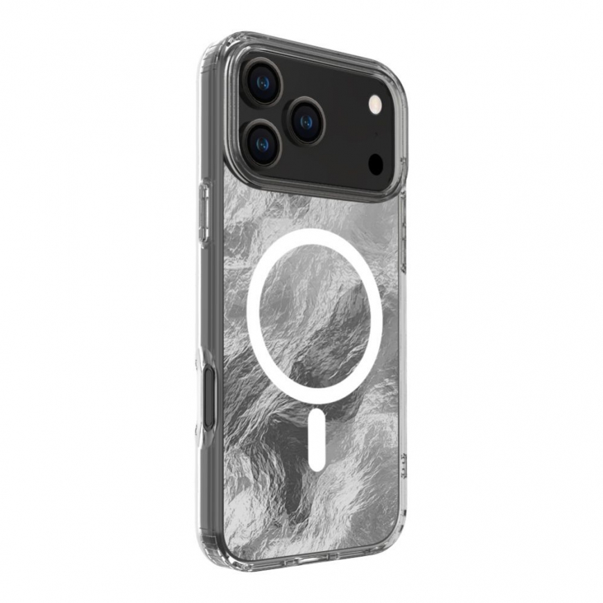 Чехол Apple iPhone 17 Pro Max IMD Glacier с MagSafe серый