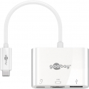 Goobay 62104 knyginių kompiuterių dokas / jungčių replikatorius C tipo USB Multi spalvos