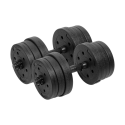Reguliuojami bituminiai hanteliai 2x10kg REBEL ACTIVE