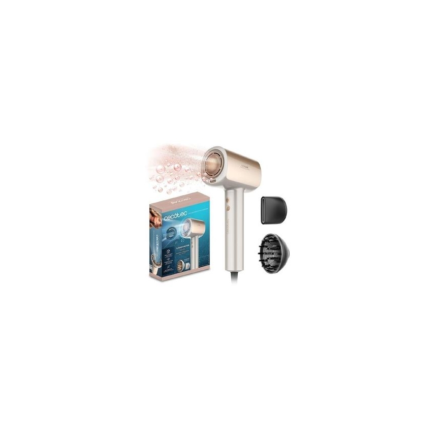 Matu žāvētājs Cecotec DryGlam Nano Plasma Šampanietis