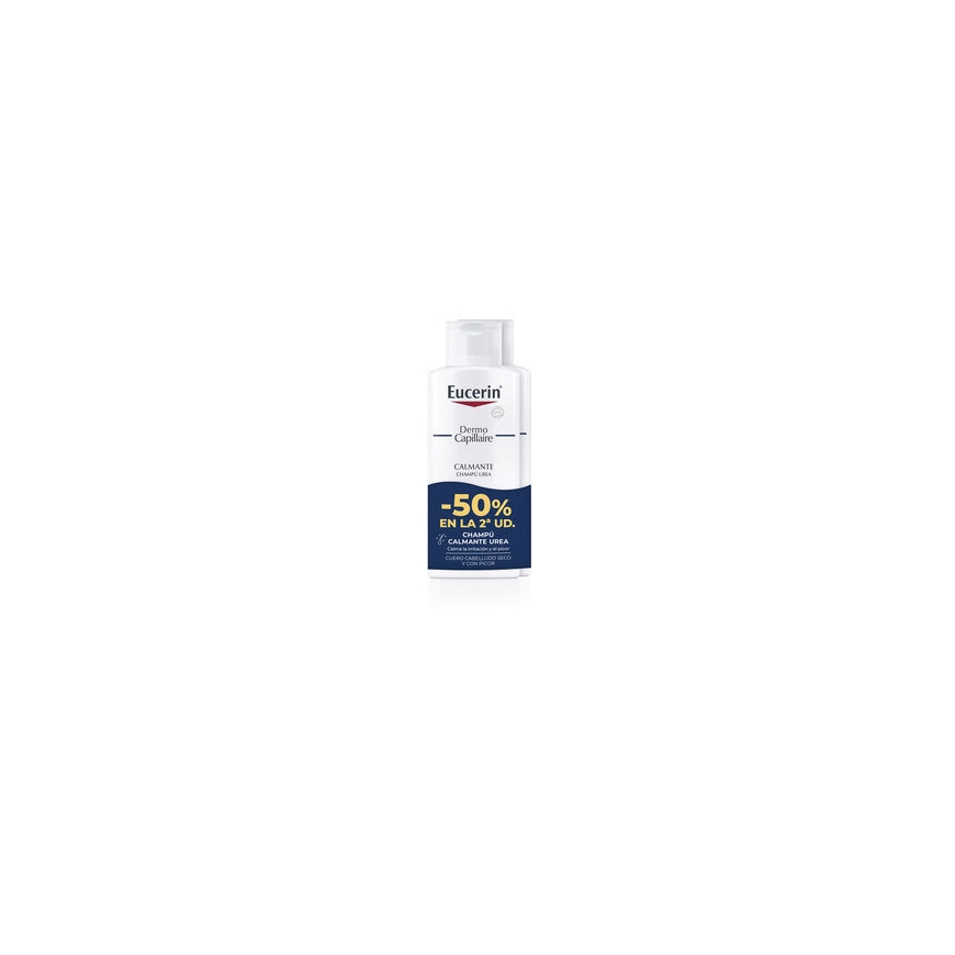 Eucerin DERMO CAPILLAIRE raminantis šlapalo šampūnas 2 x 250 ml pakuotėje