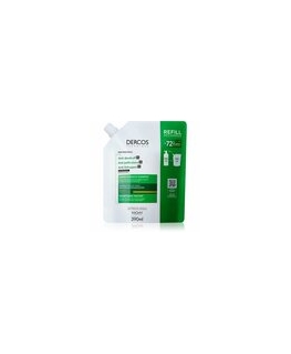 Vichy Dercos Nuo pleiskanų Sausiems Plaukams Dermatologinis Šampūnas Papildymas 390 ml