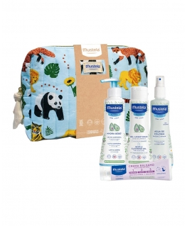 Mustela BABY-BOY JUNGLE TOILETRY BAG CASE 5 pcs