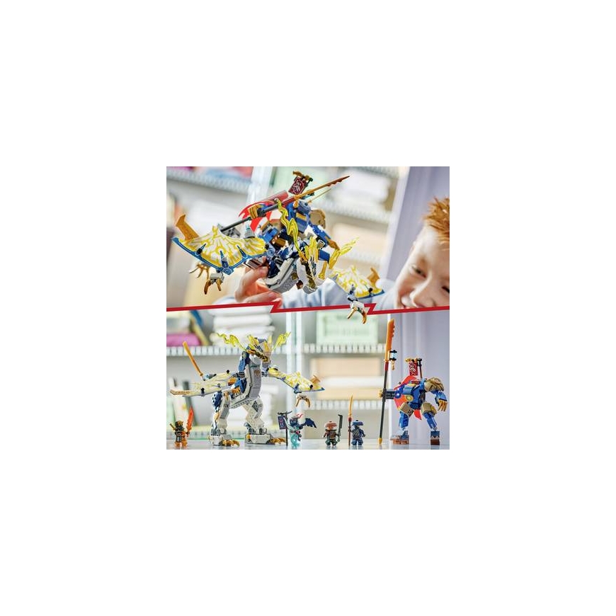 LEGO® NINJAGO® 71843 Ebaaus ja robotdragoni ratsanik
