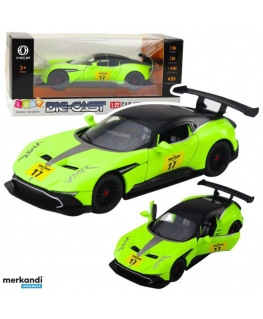 Lean Toys Urheiluauto Vetovoimalla Takaisin Valot Äänet Vihreä 1:22
