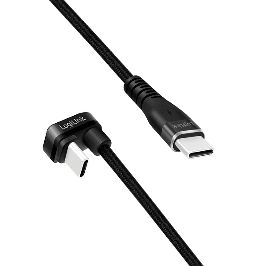 LogiLink CU0191 USB cable USB 2.0 2 m USB C Black – 3