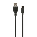 Gembird Kabel / Adapter USB kabelis USB 2.0 1,8 m USB A USB C Melns