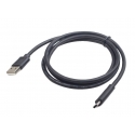 Gembird Kabel / Adapter USB-kaapeli USB 2.0 1,8 m USB A USB C musta