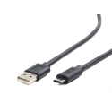 Gembird Kabel / Adapter USB kabelis USB 2.0 1,8 m USB A USB C Melns
